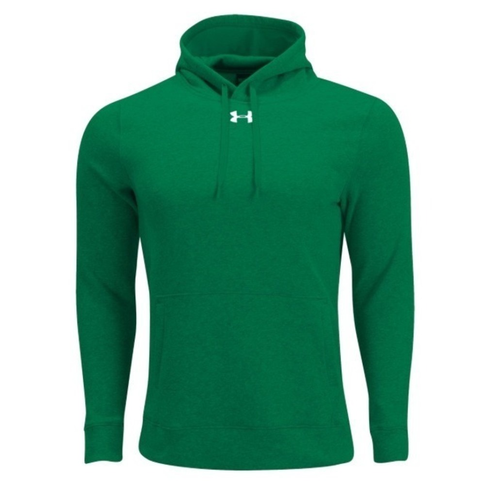 Under‎ Armour Hustle Fleece Hoodie Mens Medium Green New Pullover 1300123-305